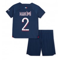Dječji Nogometni Dres Paris Saint-Germain Achraf Hakimi #2 Domaci 2023-24 Kratak Rukav (+ Kratke hlače)